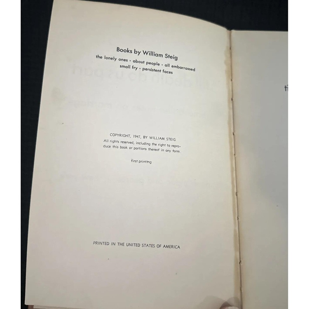 TILL DEATH DO US PART Book William Steig Some Ballet Notes Marriage 1st ed 1947 - Picture 5 of 13